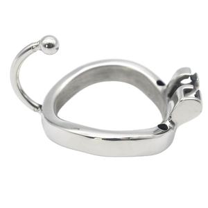 Кольцо-тренажер для члена из нержавеющей стали с уретральной трубкой, 40/45/50 мм, для мужчин - Product Image 4
