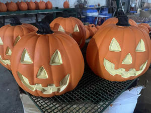 Calabazas artificiales artesanales <span class=keywords><strong>de</strong></span> resina <span class=keywords><strong>de</strong></span> varios tamaños para decoración <span class=keywords><strong>de</strong></span> otoño y Halloween <span class=keywords><strong>Calabaza</strong></span> <span class=keywords><strong>de</strong></span> imitación decorativa <span class=keywords><strong>de</strong></span> otoño - Product Image 6