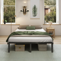 Lit en fer simple pour la vente en gros, idéal pour la location, 1,9 mètre, 2 mètres, pour la maison, l'hôtel, l'hôpital, l'appartement, la chambre principale, lit double