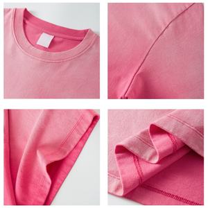 T-shirts pour hommes TKAN612D de haute qualité, en coton lourd 100%, vintage, délavé, surdimensionné, décontracté, à manches courtes, style boxy - Product Image 4