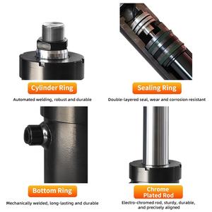 Cylindre hydraulique en acier inoxydable de grande taille, cylindre hydraulique personnalisé OEM standard Xcmg Grader <span class=keywords><strong>Gr</strong></span> 215 12 tonnes, marchandises en stock - Product Image 2