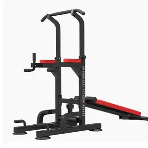 2022 Hoge Kwaliteit Home Gym Dip Power Tower Station Stand Bar Push Up Stand Indoor Fitness Apparatuur