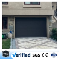 Porte à enroulement en aluminium manuelle ou motorisée, palan à chaîne Foshan 230 MN, coupe-vent, pour cuisine de ferme finie