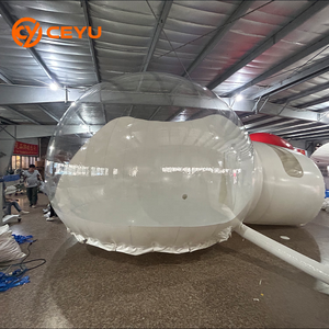 Cúpula Inflable Transparente Gigante Ceyu de 4 Metros de Diámetro, Domo de Cristal para Publicidad, Edificio Tipo Burbuja, Carpa para Nieve, Hotel - Product Image 1