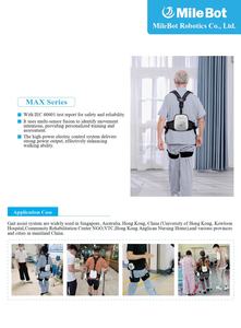 Ayuda para Caminar Portátil y Vestible Max Mobility |   Robot de Rehabilitación de Exoesqueletos para Miembros Inferiores para Asistencia a la Movilidad - Product Image 3