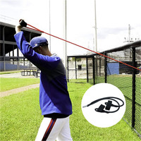 Banda de Resistencia para Entrenamiento de Muñeca de Béisbol KSE Profesional, Impermeable, de TPE, Alta Elasticidad, 80 cm, Negra, para Softbol y Ejercicio