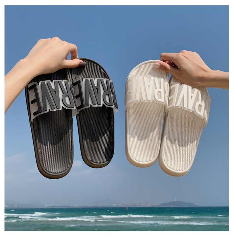 Women Men Slippers Non-Slip PVC Slippers for Home Hotel Indoor Outdoor Slides Shoes