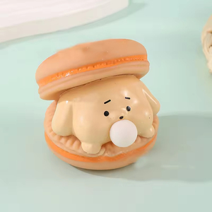 Mini Macaron Lindo, Juguete Antiestrés de Burbujas, Decoración para el Hogar, Adornos de Escritorio, Manualidades de Plástico Suave para Coche, Juguetes Sensoriales - Product Image 4