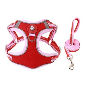 Small pet new reflective dog chest strap traction rope set source factory spot mixed batch cross-border distribution - Product Image 1