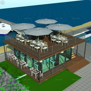 Snack <span class=keywords><strong>de</strong></span> vidrio completo para exteriores, café, café, Bar, casa, restaurante, francés, <span class=keywords><strong>Bistro</strong></span> al lado del <span class=keywords><strong>mar</strong></span> - Product Image 5