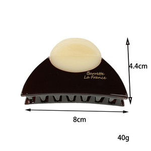 Venta directa de fábrica, nueva pinza para el cabello de acetato, pinzas para el cabello elegantes a la moda, pinzas francesas de lujo para mujer - Product Image 2