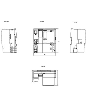 ซีพียู 6ES7510 1DJ01 0AB0 6ES7510 1DK03 0AB0 ตัวควบคุมพีแอลซี - Product Image 4