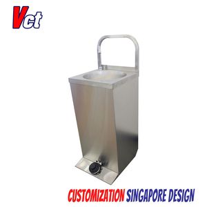 VICTORY KITCHEN - Lavadero de Pedal para Exteriores de Acero Inoxidable 304 de Alta Resistencia, Plateado, para Hospital, Eléctrico/a Gas - Product Image 6