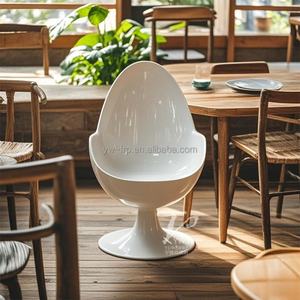 Modern Design Leisure <b>Seats</b> Personalized Creative Fiberglass Egg-shaped for Park Courtyard Restaurant Tables Chairs for Children - Product Image 4
