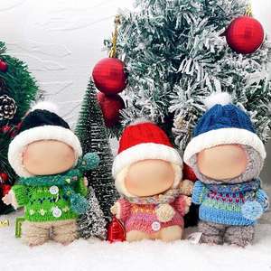 옷만, 인형은 포함되지 않음, 인형 액세서리, 인형 크리스마스 옷은 <span class=keywords><strong>Labubu</strong></span> 세대 1 및 2 및 3 에 적합합니다. - Product Image 4