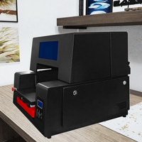 Printer Inkjet UV Flatbed Siman Ukuran A3 Terbaru, Pendingin Udara, Print Head XP600, Ukuran Maksimum 33x60cm, 4800 DPI untuk Tabung Telur