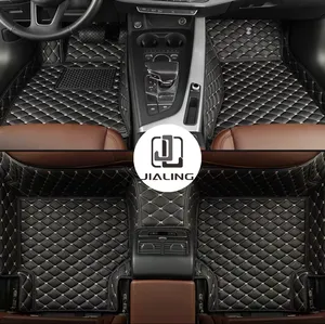 The Latest Design Hot Style Supplier Car Accessories Easy to Clean Leather Coil Car Floor Mats