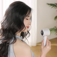 Ventilateur portable rechargeable RYW FS2553 mini, à main, pour usage domestique et extérieur, 100 vitesses, chargement USB, en plastique, version anglaise