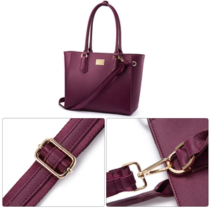 Lovevook <strong>Women</strong> 15.6 Inch <strong>Laptop</strong> Briefcase Shopping <strong>Handbag</strong> Ladies Shoulder Large Work Zipper Multi-purpose Leather Tote Bag Lady - Product Image 5