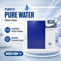 Machine à eau ultra-pure à succès : pureté 18,2 MΩ et double purification pour une eau de laboratoire de première qualité