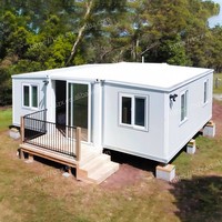 Maison de conteneur expansible moderne préfabriquée villa de maisons modulaires de luxe de 20 pieds 40 pieds