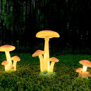 Nouveauté paysage champignon lumière LED AC plastique pour Villa jardin cour pour pelouse place publique parc <span class=keywords><strong>immobilier</strong></span> décoration - Product Image 3