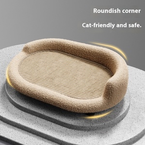 Rascador de árbol de gato grande y duradero, sofá cama de gato integrado sin desprendimiento con tabla de rascar de gato integrada - Product Image 4