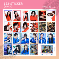 22 autocollants Kpop Idol BT, FELIX, HAN, TW, KATSEYE, STR, BABY, autocollants créatifs DIY, cadeau pour les fans