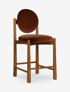 Ferly Modern Luxury Solid <strong>Wood</strong> Bar <strong>Stool</strong> for Home Dining Living Rooms Restaurants and Home Office Dining Room Furniture - Product Image 2