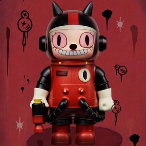 POPMART MEGA SPACE MOLLY 400% Gary Baseman, Figura de Acción de PVC Auténtica de Anime, Escala 1/12, Decoración del Hogar, Cajas Misteriosas - Product Image 3
