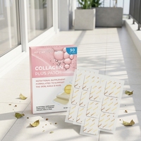 Patch transdermique OEM au collagène et à la vitamine C, favorise une peau éclatante et des cheveux sains, vente en gros avec service d'emballage personnalisé