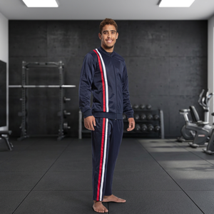 Conjunto Deportivo Informal de Invierno Ecológico Personalizado con Bloques de Color en Felpa para Hombre, Talla Grande, de Alta Calidad, Estilo Urbano, Sudadera con Capucha 55030es - Product Image 2