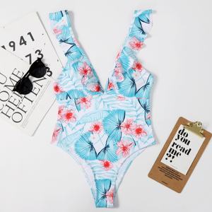 Traje de Baño de Una Pieza Personalizado al por Mayor, Bikini Triangular con Estampado Floral, Bikinis Sexys en Venta - Outpace Swimwear Guangzhou - Product Image 1