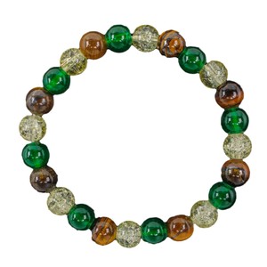 Crystal <b>Beaded</b> <b>Bracelet</b> Natural Stone Unisex Bohemia Style Everyday Wear - Product Image 4