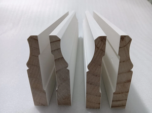 <span class=keywords><strong>Plinthes</strong></span> et moulures en bois de pin et MDF de paulownia, écologiques, modernes, durables, pour décoration d'angle, avec apprêt gesso, personnalisables et faciles à poser - Product Image 3