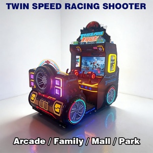 Máquina de Juego de Carreras Arcade Comercial con Forma de Auto de Carreras Turbo, Iluminación LED de Neón, Equipo de Entretenimiento Interactivo Inmersivo - Product Image 6