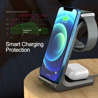 Station de charge sans fil compacte et portable à détection précise Type de support Chargeur sans fil multifonctionnel avec port USB