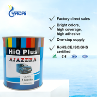 Peinture automobile acrylique polyuréthane haute brillance, revêtement de voiture en spray 2K, finition bleue standard, peinture pour meubles