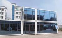 Bâtiments modulaires de restaurant de maisons préfabriquées de cadre en acier de construction rapide