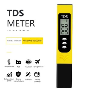 Medidor <span class=keywords><strong>de</strong></span> TDS <span class=keywords><strong>de</strong></span> Alta Precisión <span class=keywords><strong>de</strong></span> Nuevo Diseño, Tipo Pluma, Calibración Automática, 0-9990 ppm, para <span class=keywords><strong>Agua</strong></span> Potable y Acuarios - Product Image 1