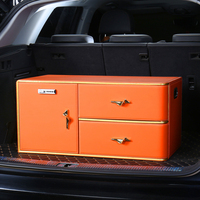 Organisateur de coffre de voiture pour SUV et berlines, boîte de rangement de cargaison, grande capacité, antidérapant, imperméable, haute qualité, robuste