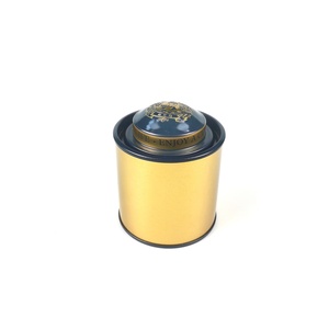 Caja de Metal Redonda Hermética Personalizada para Té, en Oferta en China - Product Image 1