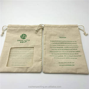 スキンケア製品用コットンモスリンバッグ、オーガンザウィンドウ付きコットン海藻ソークバッグ - Product Image 5