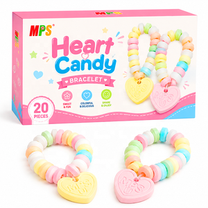 Bonbons pressés en forme de bracelet et de collier, saveur fruitée, de haute qualité, avec étiquette personnalisée en usine - Product Image 2