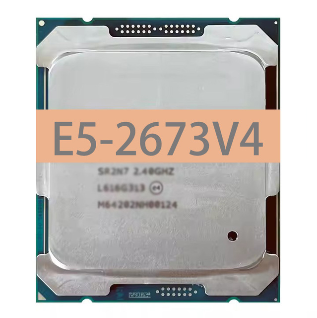 Used for Xeon E5 2673 V4 SR2KE 2.3GHz 20-Core 135W Socket LGA 2011-3 Server CPU with 64-Bit Support and 30MB L3 Cache