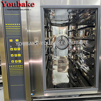Four de boulangerie électrique commercial à 5 plateaux à air chaud avec commandes numériques Grand four Toast Pain Biscuits Toastie Bars Burgers