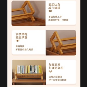 <b>Desktop</b> bookshelf, student desk, stand-up, simple small children's book storage rack, small bookshelf, <b>shelf</b> - Product Image 4