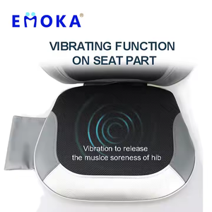 Cojín de masaje de cuerpo completo personalizado Emoka, gran oferta de fábrica de <span class=keywords><strong>China</strong></span> para oficina, coche, uso doméstico, espalda calentada, Lumbar, cadera, piernas, características - Product Image 2