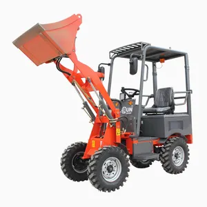 Chinese manufacture EVERUN EREL04 china made 400kg construction machinery equipment 4 wheel drive electric loader