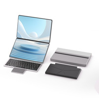 Portátil de Doble Pantalla de 15.6 Pulgadas, Nuevo Modelo 2026, Pantalla Táctil, Procesador Intel Alder Lake de Cuatro Núcleos, 16GB de Memoria DDR4, en Inglés, para Juegos